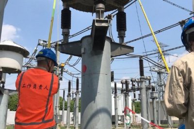 江蘇檢修公司完成500千伏車坊變兩組電容器組