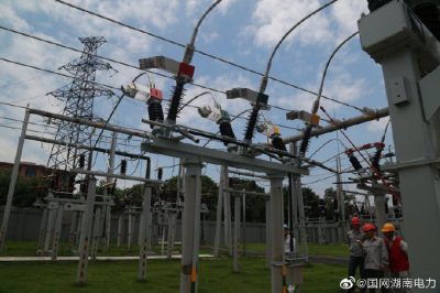 110千伏方家?guī)X變電站新投運的1號主變成功受電