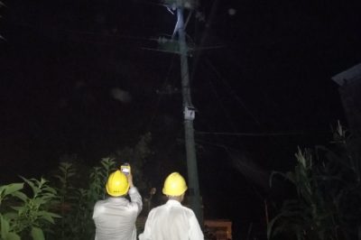 10千伏肖高線真空斷路器、隔離開關(guān)、重過載配變及引線各連接觸頭等易發(fā)熱部位進(jìn)行仔細(xì)排查