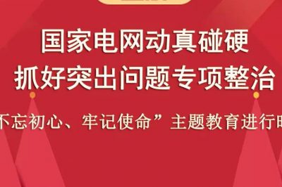 國家電網(wǎng)動(dòng)真碰硬抓好突出問題專項(xiàng)整治