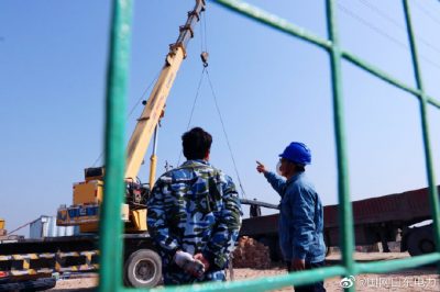 200千伏德邢線線路導線下方的違章作業(yè)