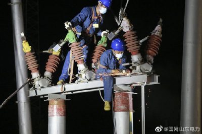 對(duì)110千伏帥樓變電站開(kāi)展零點(diǎn)檢修作業(yè)