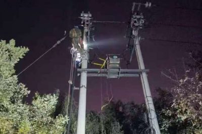 連夜搶修保供暖，心系百姓早供電