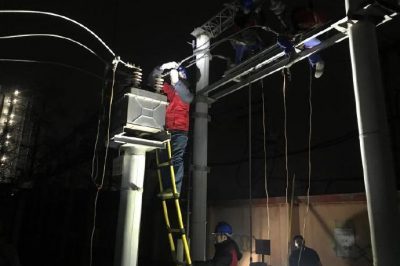 對35千伏清涼站534開關設備線夾發(fā)熱缺陷處理，