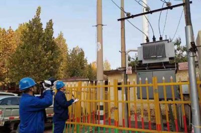 對煤改電線路進行特巡、測溫