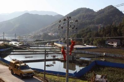 上門為魚庫檢查用電安全、供電線路、自備發(fā)電機等設備